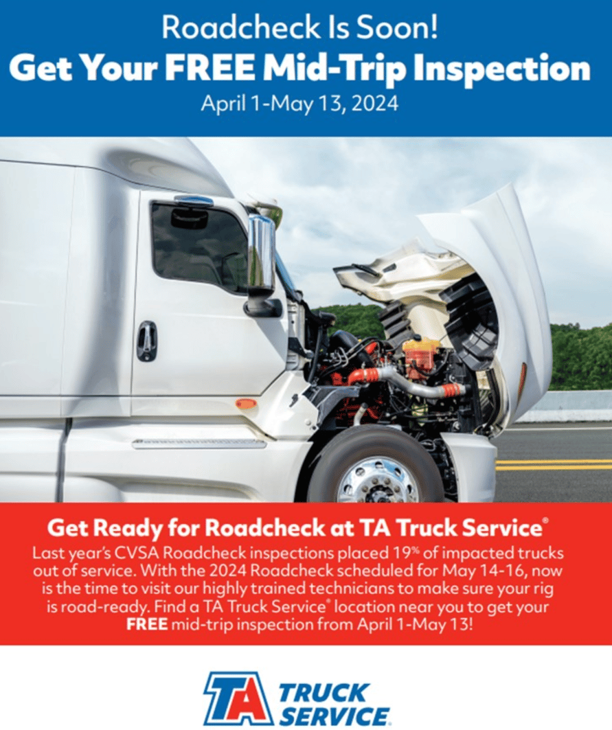 2024 Roadcheck Scheduled for May 1416